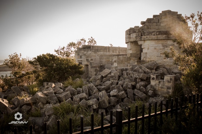 Cape St George destroyed light house, Booderee National Park